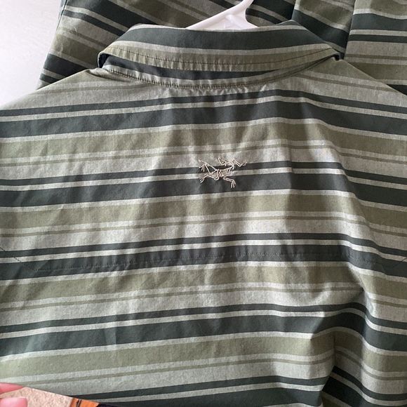Arc'teryx Brohm Striped Casual Button Down Shirt - Picture 8 of 13